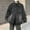 Black, variant on KeShDi Mens Winter Coats Man Casual Tie Button Pocket Long Sleeve Hoodless Denim Outwear Jacket Yellow M