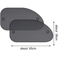 thumbnail image 4 of 5 Pieces Car Glass Window Folding Rear Window Shade Car Side Window Sunshade, 4 of 5