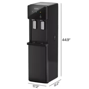 Iceman Ice Maker & Water Dispenser, Bottom-Loading for 1–5 Gallon Bottles – Black
