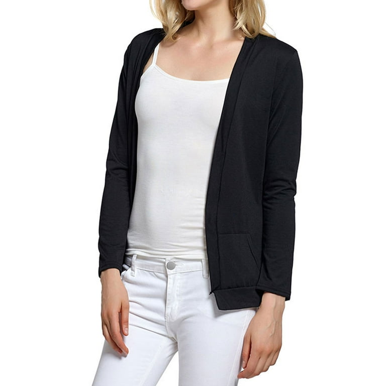 Womens Long Sleeve Back Cut Out Skull Cardigan
