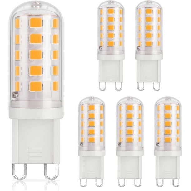 3W G9 LED Bulb, 430LM, 40W Halogen Equivalent, Warm White 3000K, 220 ...