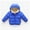 Royal Blue, variant on 1-7T Baby Girl Boy Winter Fleece Coats Toddler Warm Cotton-padded Jackets Kids Thick Down-filled Outerwear