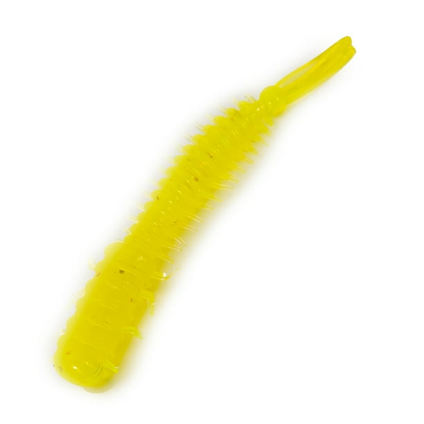 Cebo suave Soidarity 20 piezas pequeño ligero de silicona Artificial Flexible para pesca amarillo