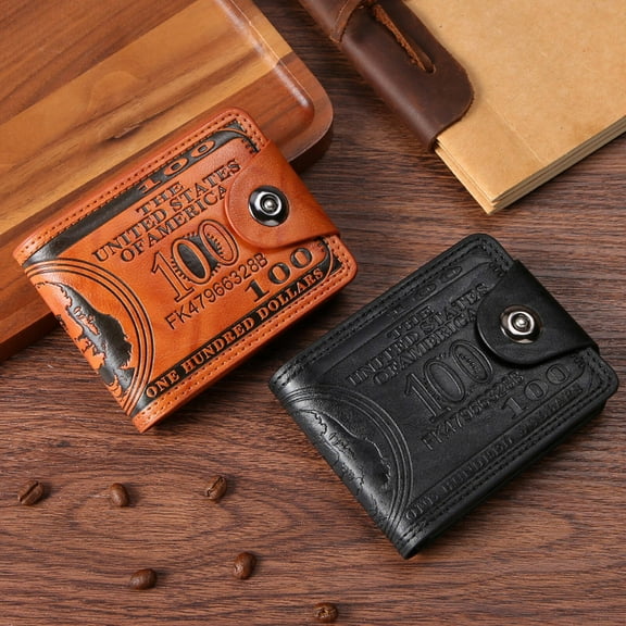 GASTROPOD Mens Wallet Fine Craftsmanship Men'S Wallet Modern Vibe Billetera Para Hombre Card Categorization Black