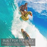 Swimline Vinyl Inflatable Giant Rideable Pool Float, Gold - Walmart.com