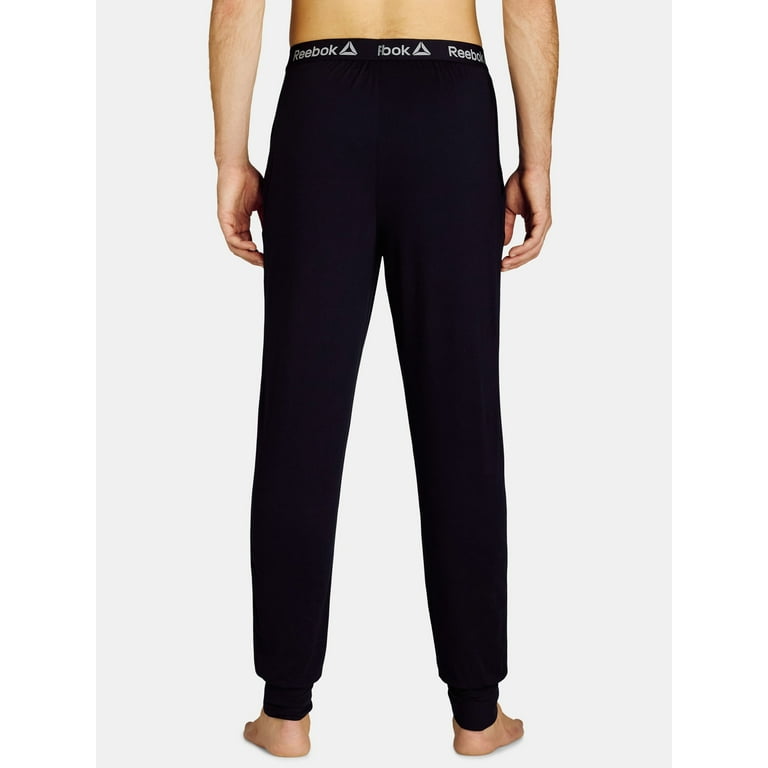 Reebok Men's Tech Comfort Tapered Jogger Pajama Lounge Pant, Sizes