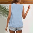 thumbnail image 5 of AherBiu Summer Tank Tops for Women Ruched Square Neck Wide Strap Casual Comfy Fitting Shirts Camisole, 5 of 5