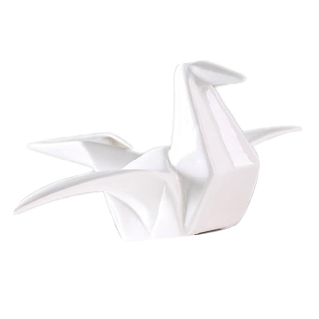 Modelo de figura de de decoraciones de mesa de oficina y hogar de base estable , S S Soledad Estatua de la grúa de Origami