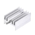 thumbnail image 3 of 21x15x10mm TO-220 Aluminum Heatsink for Cooling MOSFET Transistors Diodes with a Support Pin 10pcs, 3 of 5