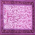 thumbnail image 1 of Ahgly Company Indoor Square Animal Purple Traditional Area Rugs, 6' Square, 1 of 4