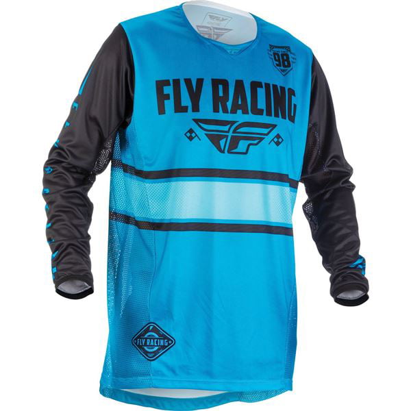 Fly Racing Youth MX Motocross Jersey BMX MTB Kinetic Red/White/Blue 