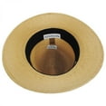 thumbnail image 4 of Trailhead Palm Straw Fedora Hat - XL - Toast Tan, 4 of 4