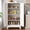 White, variant on Glyxxen 47" Kitchen Pantry Cabinet, Metal Storage Cabinet, Modern Tall Steel Pantry Cupboard with 2 Doors and Adjustable Shelves for Kitchen Garage and Home, White