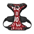 thumbnail image 5 of Bingfone Ho Pattern Funny Christmas No Pull Dog Vest Harness For Small Medium Large Dogs Strap For Puppy Walking,Training,Dog Harness-Large, 5 of 9