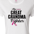 thumbnail image 4 of Inktastic Breast Cancer Awareness My Great Grandma is a Fighter Women's T-Shirt, 4 of 5