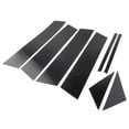 thumbnail image 5 of ZS Gloss Black Auto Pillar Posts Sticker Door Window Decoration Trims For Mazda 3 Sedan 2019 2020 2021 8Pcs, 5 of 12