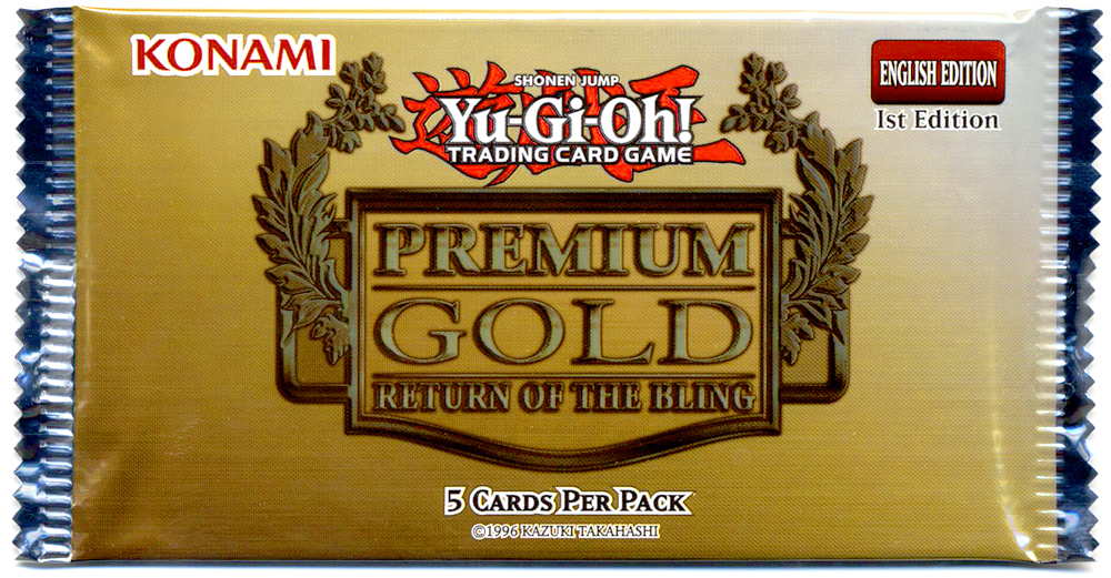 Yu-Gi-Oh Premium Gold: Return of the Bling Booster Pack