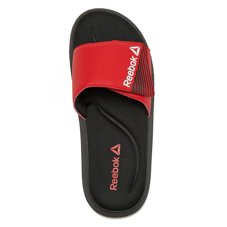Gamle tider forkæle tommelfinger Reebok Adult Men's Memory Foam Slide Sandals with Adjustable Strap -  Walmart.com