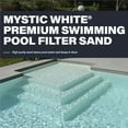 Mystic White Premium Swimming Pool Filter Sand 20 Grade 50 Pounds