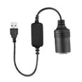 thumbnail image 6 of USB A Male to 12V Car Cigarette Lighter Socket Female Converter for GPS Dashcam, 6 of 6