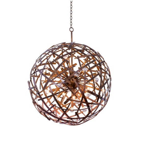 Kalco 501552CP Ambassador 24 Light Pendant - Copper