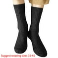 thumbnail image 3 of Wool Socks for Men Thick Warm Winter Socks Cotton Boot Socks Casual Dress Socks Breathable Ankle Crews Socks Hosiery, 3 of 9