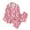 Pink, variant on TSADFHJI Christmas Pajamas Women Set Womens Autumn Winter Prints Pajamas Long Pants Sleepwear Sets Soft Comfy Night Wear V Neck Loungewear Cute Two Piece Pajama Wear S Light Blue