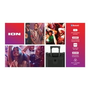 ION Audio Party Boom FX Portable Bluetooth Speaker with LED Lighting, Black, iPA101A