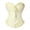 Light Yellow, variant on Women's Strapless Waist Cincher Corset - Bodysculpting Top for Posture and Back Support Daily Wear