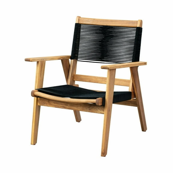 Vulcan Kingsmen Armchair – Mid-Century Sofa Chair, Natural Finish, Heavy-Duty for Indoor & Outdoor Use