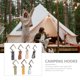 thumbnail image 3 of BEADCEST 7Ud Para Colgar Equipos De Camping En Cuero Resistente Para Ropa Y Utensilios, 3 of 6