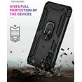 thumbnail image 3 of [PST] Samsung Galaxy S23 Ultra (6.8") Kickstand Rotating Ring Case, Anti-Drop Hybrid Magnetic Hard Kickstand Case Cover with Ring Stand, 3 of 5
