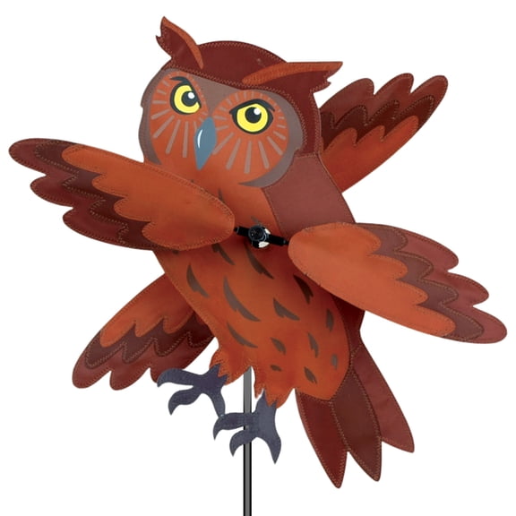 Premier Designs PD21881 Brown Owl Spinner 17 inch