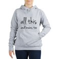 thumbnail image 1 of CafePress - Allthisbrains1a - Women's Hooded Sweatshirt, 1 of 1