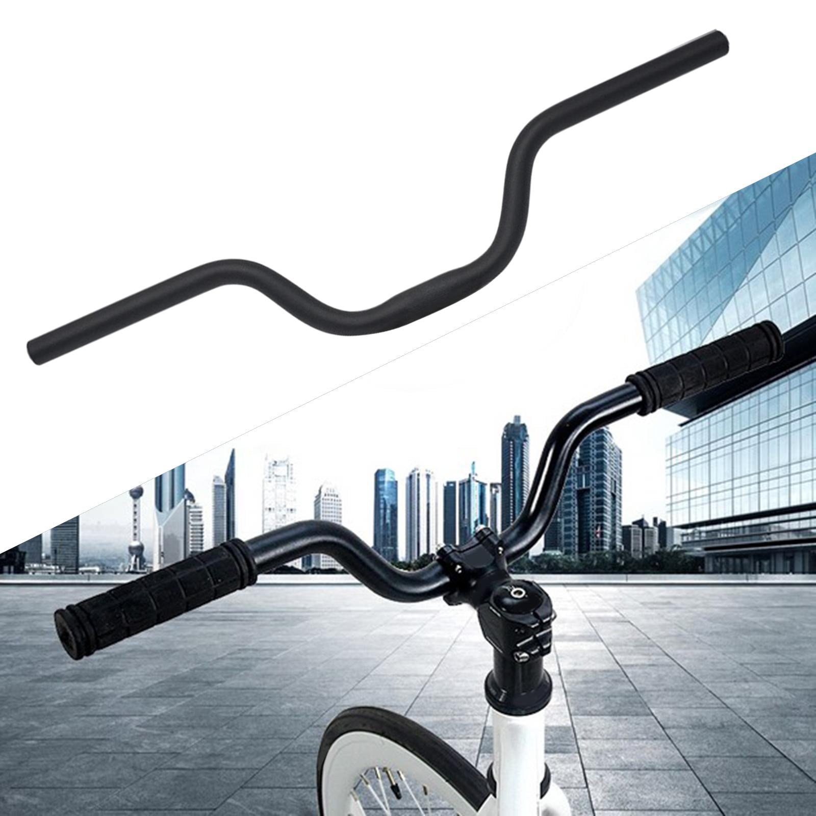Guidon Vélo Aluminium Riser Barre Cintre VTT Vélo De Montagne Et Route - 54cm Noir