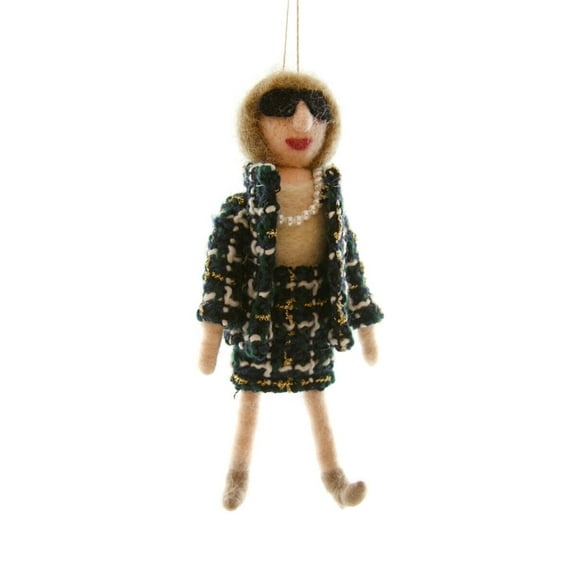 Felt ANNA WINTOUR Christmas Ornament by Cody Foster