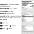 thumbnail image 4 of Gluten Free Organic Sorghum Grain, 10 Pounds — Non-GMO, Raw, Vegan — by Food to Live, 4 of 8