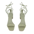 thumbnail image 4 of Zapatillas Abiertas HEAD OVER HEELS Mujer cintas Casuales tacón Bajo Menta verde 25, 4 of 4