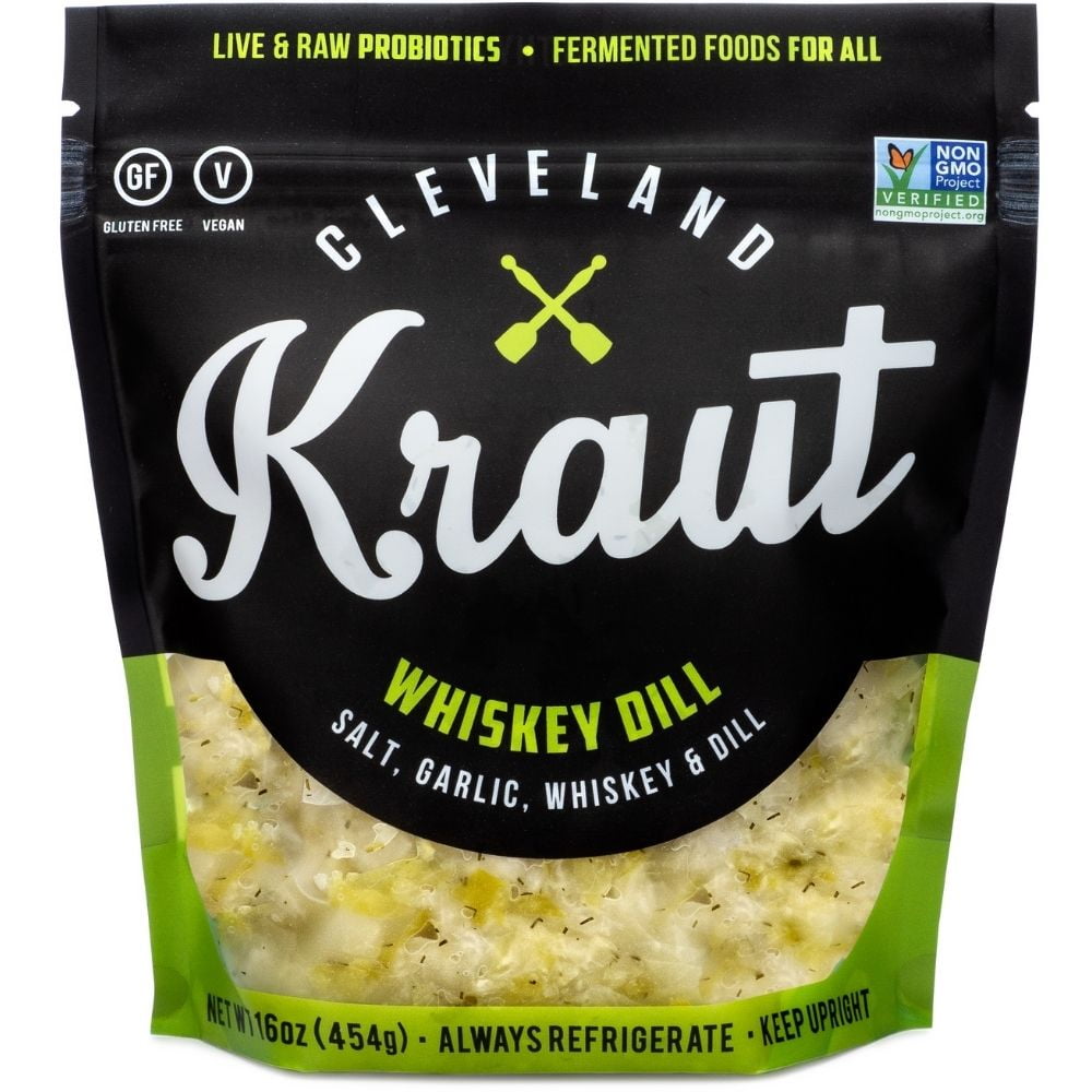 Cleveland Kitchen Kraut, Whiskey Dill Sauerkraut, 16 oz