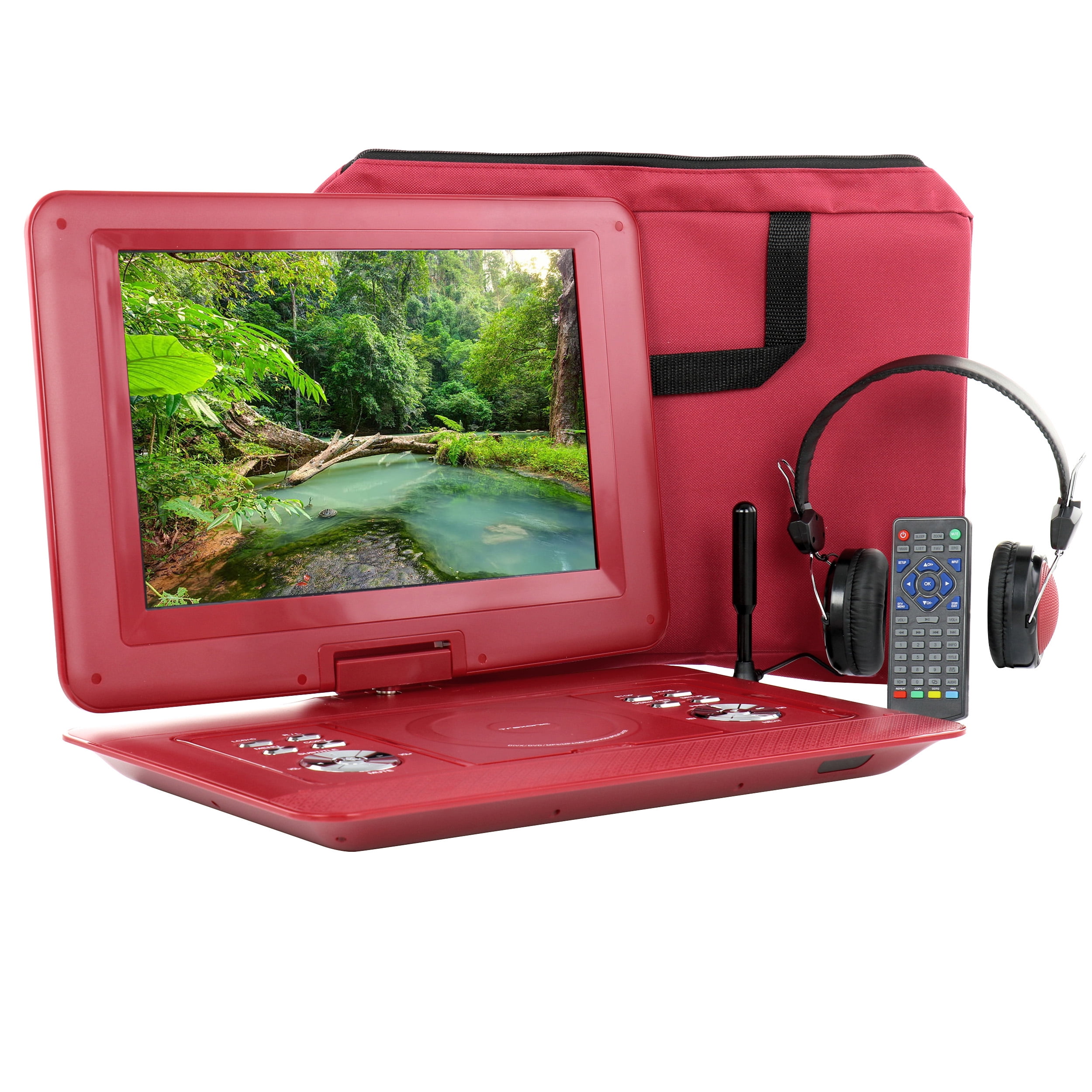 Trexonic 14.1 Inch Portable DVD Player with Swivel TFTLCD Screen and