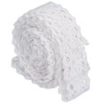 thumbnail image 4 of Cinta de encaje Hilo de algodón 20 yardas Accesorios decorativos blancos para bricolaje Ropa Decoración de regalo, 4 of 10