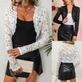 thumbnail image 7 of Gpaecead Women's Classic Long Sleeve Cardigan Casual Open Front Button Down Cardigans Black, 7 of 7