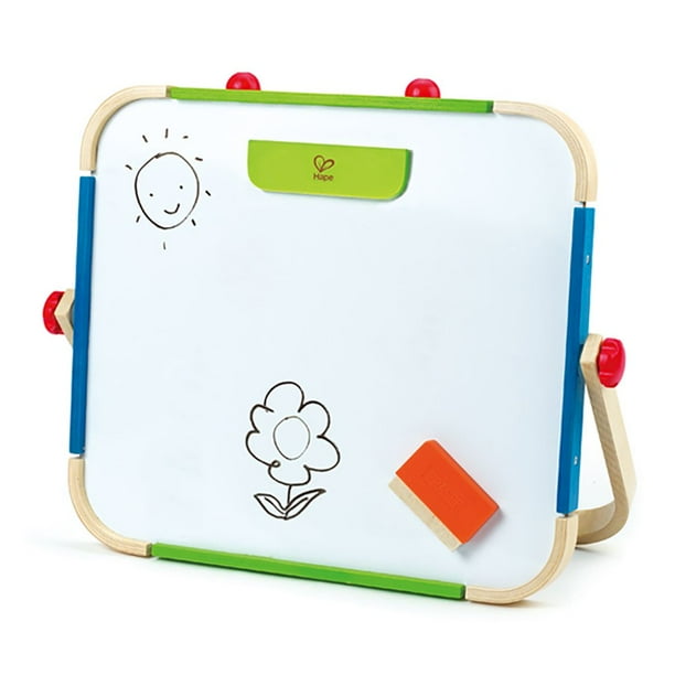 Hape Anywhere Tabletop Chalkboard & Whiteboard Art Studio