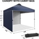 thumbnail image 4 of Pop Up Canopy Tent para Commercial Use Resistente 2 Removable Side Panels Privacy cm de Anchoheeled Carry Bag 4 Sandbags Portátil Sun Shelter para Camping Beach Parties y Events, 4 of 5