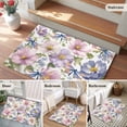 thumbnail image 5 of Spring Flowers Entryway Rug 2'x3'&nbsp; Non Slip Front Door Mats, Watercolor Floral Dragonflies Vintage Entrance Rugs Indoor Outdoor Carpet, Washable Floor Mats Small Area Rug for Bedroom Kitchen, 5 of 8