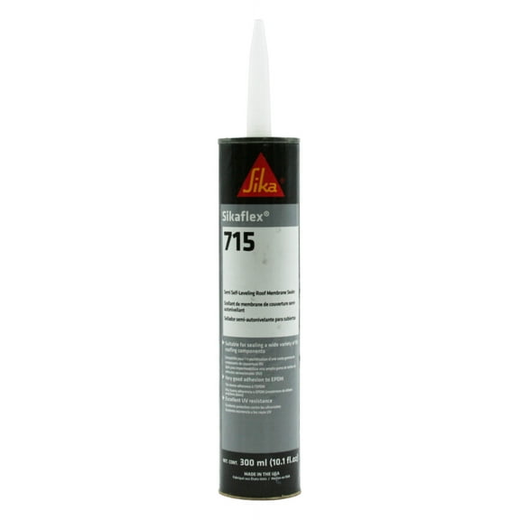 AP Products 017-187690 - Sikaflex 715 10 oz. Polymer Self-Leveling White Sealant