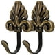 thumbnail image 1 of ColoMX 2 piezas de ropa europea gancho de toalla montada en la pared perchas de pared vintage ganchos de pared, 1 of 7