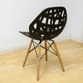 thumbnail image 4 of Modmade MM-SW10004-Black Pochoir Découpé Chaise Latérale Eiffel - Lot de 2, 4 of 5