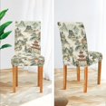 thumbnail image 3 of Yayeee 2 Pack Dining Chair Covers Stretch Parson Chairs Slipcovers Seat Protector, Green Mountain Pattern, 3 of 6