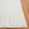 thumbnail image 3 of SAFAVIEH Micro-Loop Charlotte Solid Area Rug, Grey/Ivory, 5' x 8', 3 of 7